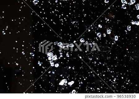 Slow motion image of the moment when the spray floats in the air 96538930