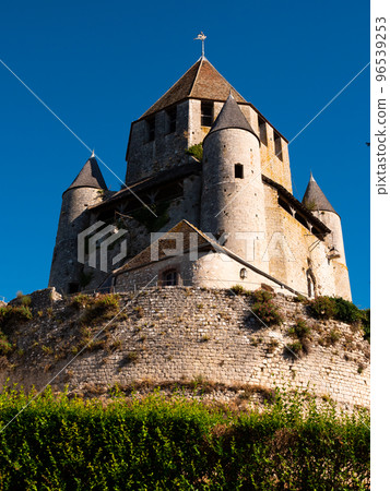 Low angle view of Caesar Tower, France Low angle view of Caesar Tower, France 96539253