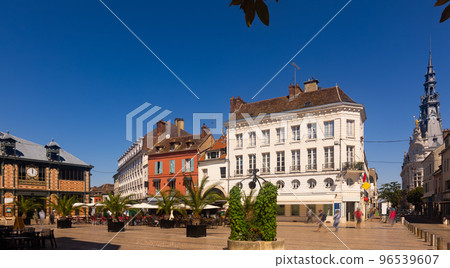 City street of Sens in afternoon City street of Sens in afternoon 96539607