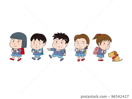 大一小孩插畫 96542427