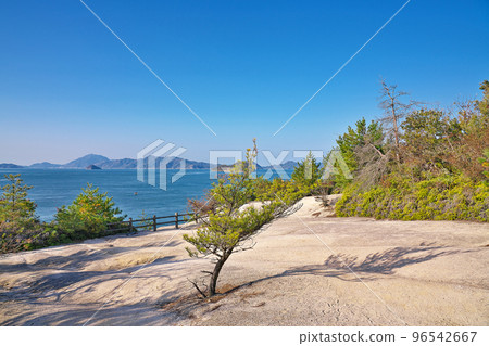 [Landscape of Okunoshima (Sunset Hill)] Tadanoumi Town, Takehara City, Hiroshima Prefecture 96542667