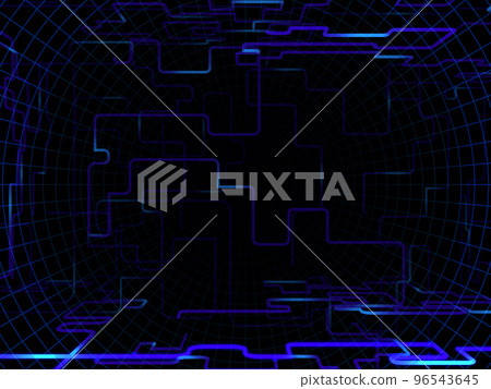 Digital network cyber background BG - Stock Illustration [96543645] - PIXTA