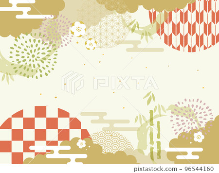 Japanese style background like Japan 96544160