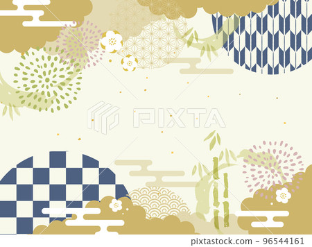 Japanese style background like Japan 96544161