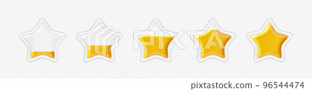 Stars game score filling animation frame, bonus 96544474