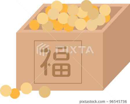 Setsubun beans illustration Setsubun beans illustration 96545736