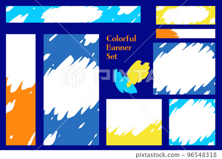 Frame material_abstract_summer color Frame material_abstract_summer color 96548318