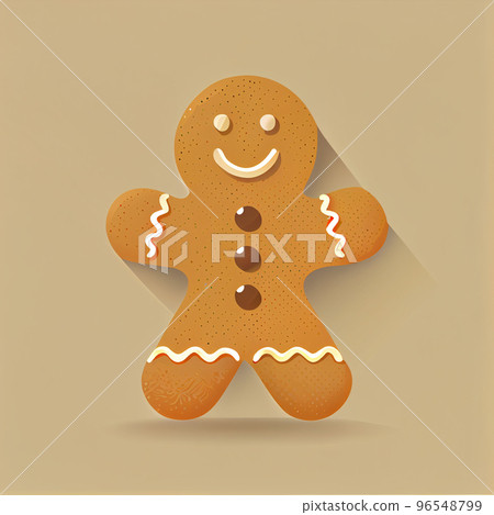 Gingerbread Man Fabric Wallpaper and Home Decor  Spoonflower