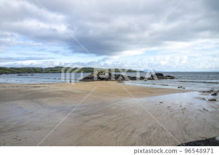 Fintra beach is a beautiful sandy beach by Killybegs, County Donegal, Ireland Fintra beach is a beautiful sandy beach by Killybegs, County Donegal, Ireland 96548971