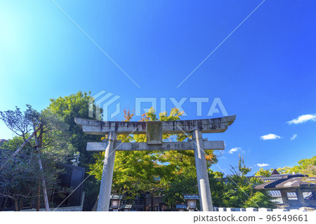 Ishikiri Tsurugi Shrine (Ishikiri Shrine) Stone Torii 96549661
