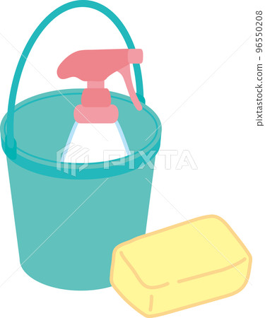 Cleaning goods _ bucket _ sprayer _ sponge 96550208