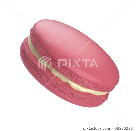 Strawberry flavored macaron 96550286