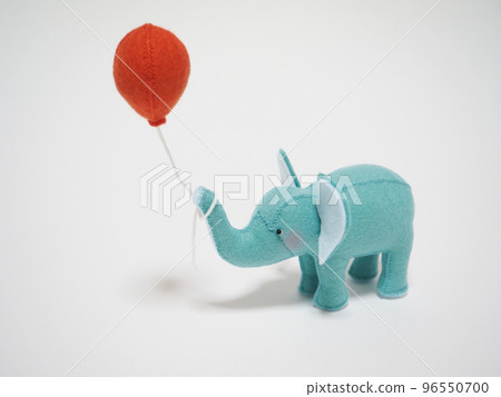 毛氈作品大象和氣球 毛氈作品大象和氣球 96550700