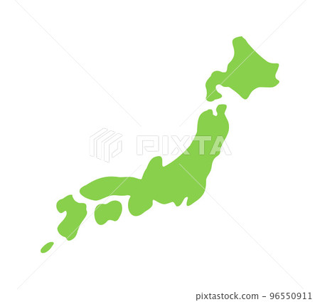 日本變形地圖 96550911