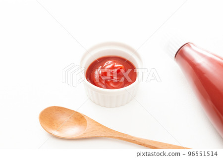Ketchup white background Ketchup white background 96551514
