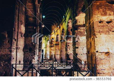 Rome Colosseum inside Rome Colosseum inside 96553760