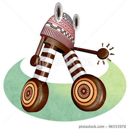 充滿異國情調的有趣人物插畫 96553978