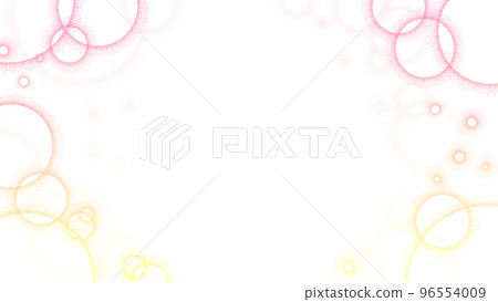 由紅點和黃點組成的軟漸變背景圖形 96554009