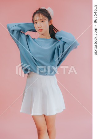 korean style young woman photo korean style young woman photo 96554618
