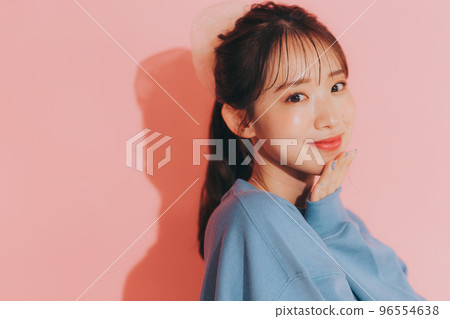 korean style young woman photo 96554638
