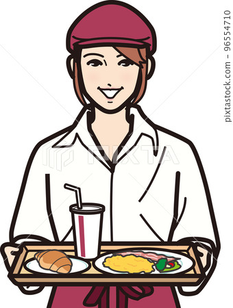 快餐女職員 96554710