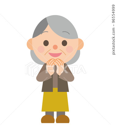 happy elderly woman 96554999