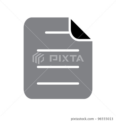 Illustration Vector Graphic of Document Icon Design Illustration Vector Graphic of Document Icon Design 96555013