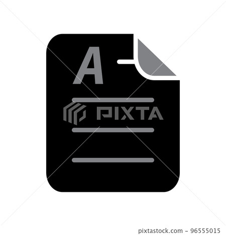 Illustration Vector Graphic of Document Icon Design Illustration Vector Graphic of Document Icon Design 96555015