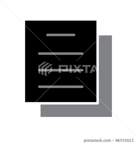 Illustration Vector Graphic of Document Icon Design Illustration Vector Graphic of Document Icon Design 96555021