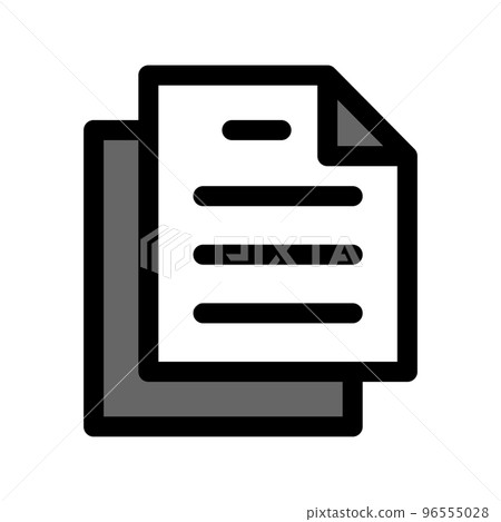 Illustration Vector Graphic of Document Icon Design 96555028