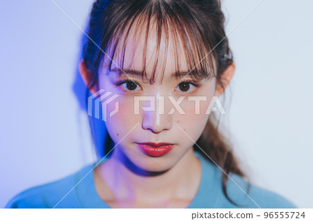 korean style young woman photo 96555724