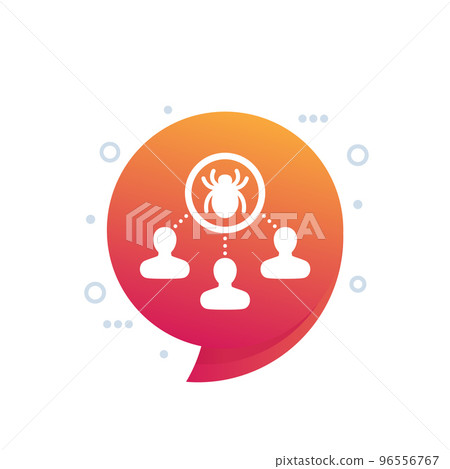 Debugging, testing icon with a bug and users 96556767