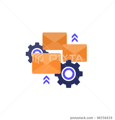 email automation icon, vector design email automation icon, vector design 96556819