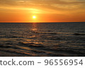Sunset over the sea 96556954