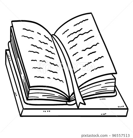 Ramadan Quran Isolated Coloring Page for Kids Ramadan Quran Isolated Coloring Page for Kids 96557513