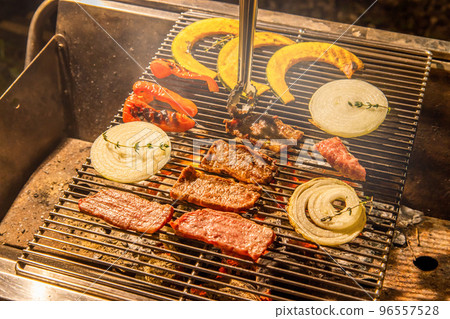 Outdoor cuisine Outdoor lunch at the cottage Outdoor cuisine Outdoor lunch at the cottage 96557528