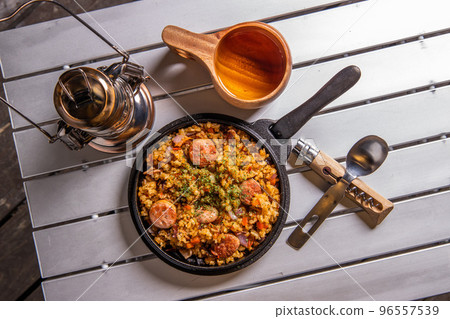 戶外美食小屋的戶外午餐 96557539