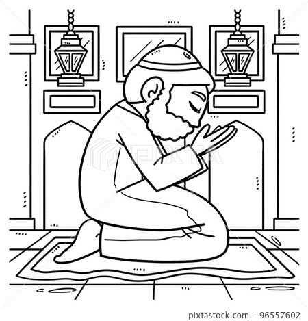 islamic art coloring pages ramadan