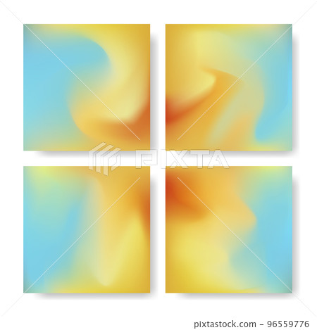 Set bright gradient abstract backgrounds. Aesthetic square template social media posts in blue, yellow, red colors . Microblog carousel slides template. Modern cover design in vivid vibrant color Set bright gradient abstract backgrounds. Aesthetic square template social media posts in blue, yellow, red colors . Microblog carousel slides template. Modern cover design in vivid vibrant color 96559776