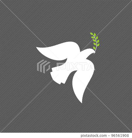 Dove, a symbol of peace and purity. The biblical symbol of the Holy Spirit. Dove, a symbol of peace and purity. The biblical symbol of the Holy Spirit. 96561908