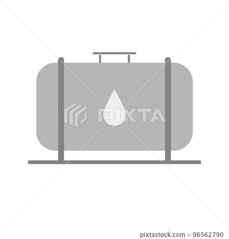 gas tank icon. Oil tank icon. natural gas or oil. Storage of crude oil. vector. 96562790