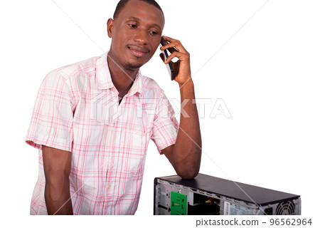 computer scientist on the phone computer scientist on the phone 96562964