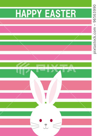 復活節快樂兔邊框 96563990