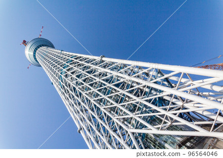 東京晴空塔正在建設中 東京晴空塔正在建設中 96564046