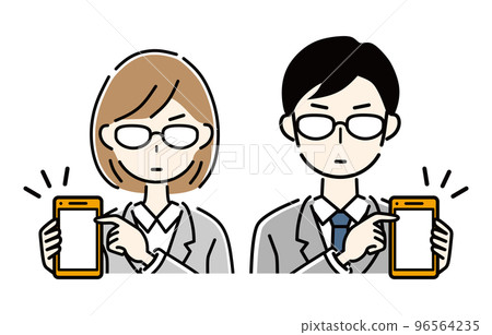 Smartphone business person 96564235