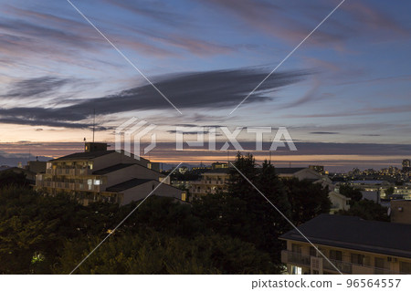 Sunset sky, sunset, twilight, sunset, clouds, sky, orange color 96564557