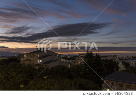 Sunset sky, sunset, twilight, sunset, clouds, sky, orange color 96564558