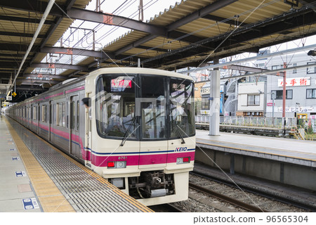 Keio Line Forward Takahatafudo Station Home Takahatafudo Station bound for Shinjuku bound for Keio Hachioji Stops at each station 96565304