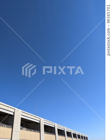 Blue sky and building Blue sky and building 96565701