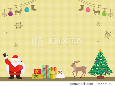 Christmas image illustration 3_yellow Christmas image illustration 3_yellow 96566070